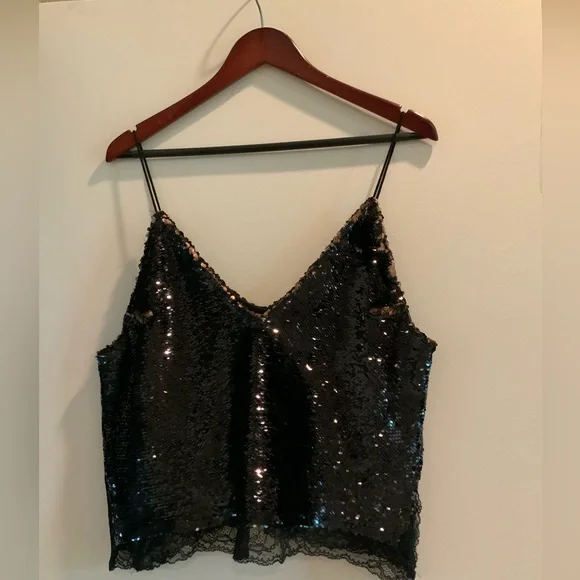 Free people sequin tank top s - Picture 7 of 7